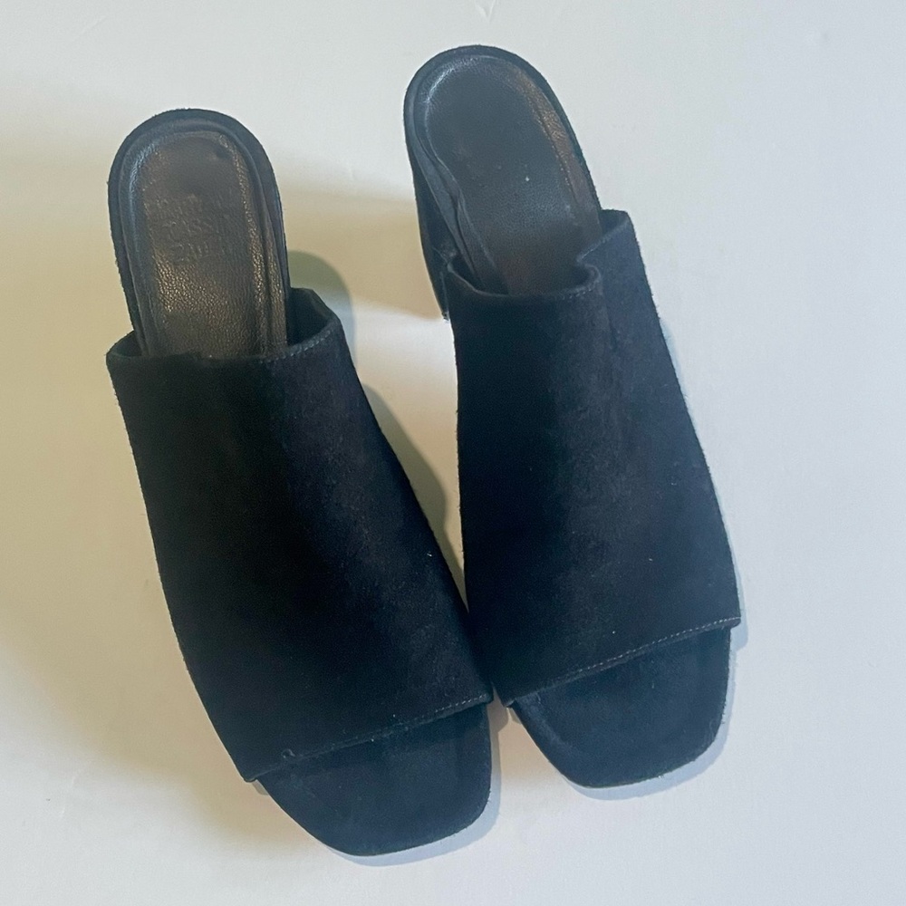 Maryam Nasssir Zadeh Penelope Black Suede Slide